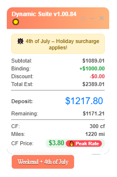 Dynamic Suite PRO Summer Mode