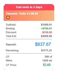 Dynamic Suite PRO Trial Banner